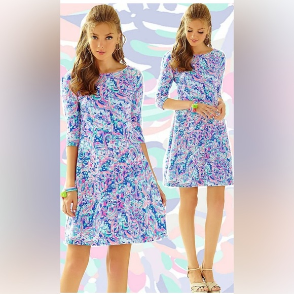 NWT Lilly Pulitzer Celia Dress in La Playa. Size Medium. - Picture 1 of 7